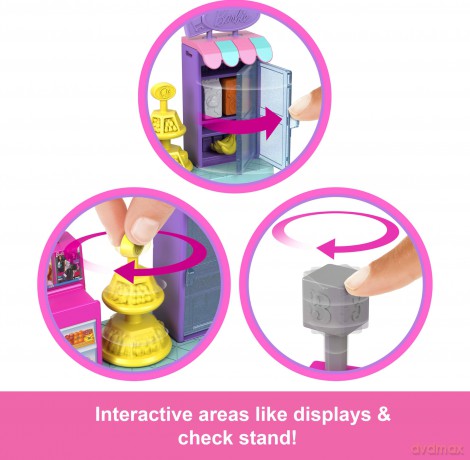 Barbie -Mini Barbieland Playset (Super Market)
