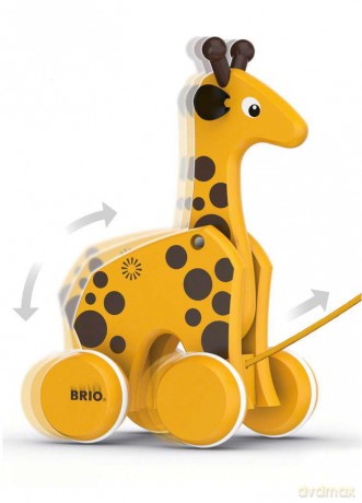 BRIO - Pull Along Giraffe (30200)