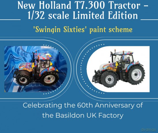 Britain's - New Holland T7.300 Tractor 60th Anniversary Limited Edition