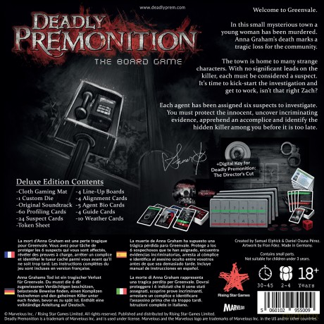 Deadly Premonition - The Board Game [GRA PLANSZOWA]