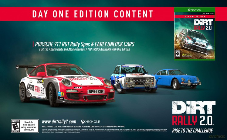 Dirt Rally 2.0 - Day One Edition [GRA XBOX ONE]