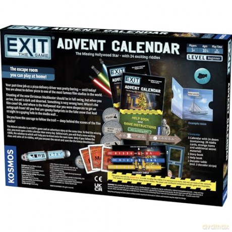 EXit Kalendarz Adwentowy Missing hollywood star [GRA PLANSZOWA]