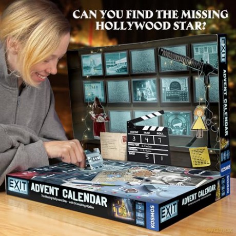 EXit Kalendarz Adwentowy Missing hollywood star [GRA PLANSZOWA]