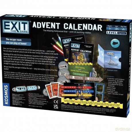 EXit Kalendarz Adwentowy Missing hollywood star [GRA PLANSZOWA]