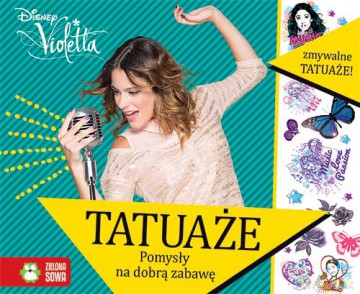 Tatuaże Duże Violetta [KSIĄŻKA]