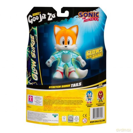 Heroes of Goo Jit Zu - Sonic The Hedgehog - Glow Surge - Stretch Surge Tails