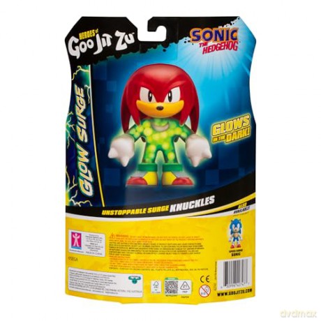 Heroes of Goo Jit Zu - Sonic The Hedgehog - Glow Surge - Unstoppable Surge Knuckles