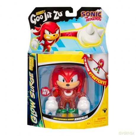 Heroes of Goo Jit Zu - Sonic The Hedgehog - Glow Surge - Unstoppable Surge Knuckles