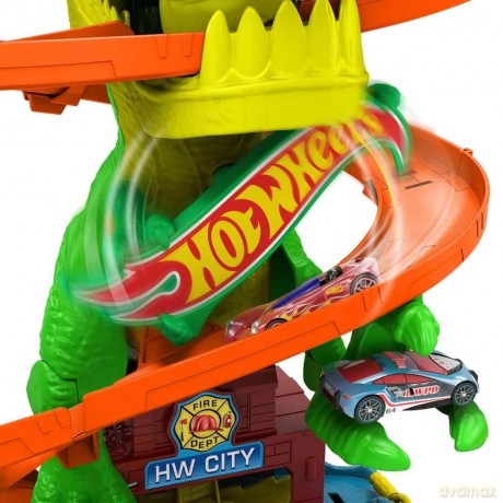 Hot Wheels - City T-Rex Fire Station
