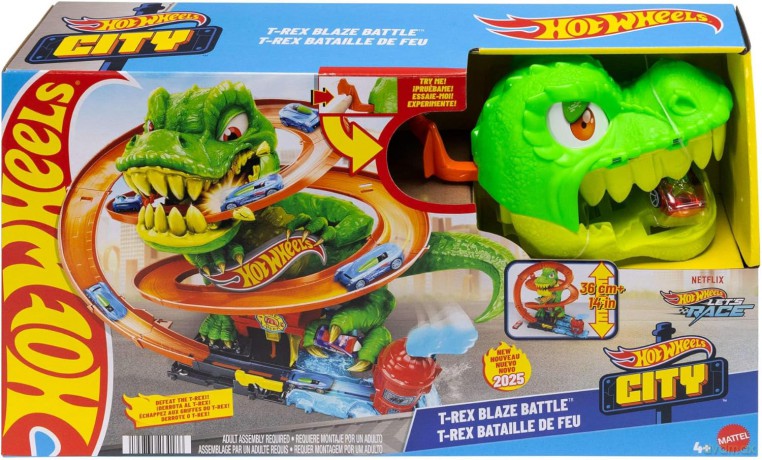 Hot Wheels - City T-Rex Fire Station