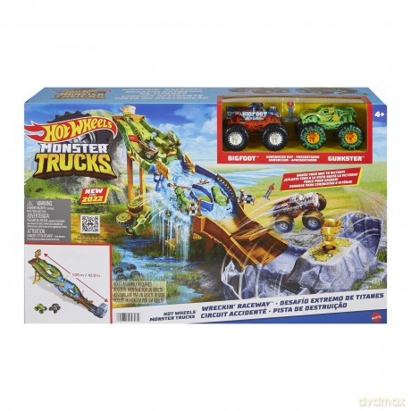 Hot Wheels - Monster Truck Wreckin Raceway Trackset