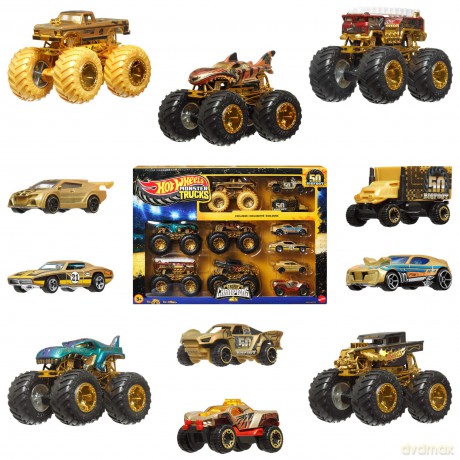Hot Wheels- Monster Trucks Trophy Champions Collection