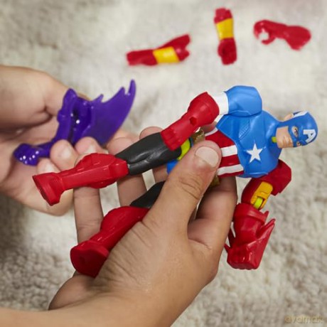 Marvel Mixmashers - Captain America Figure