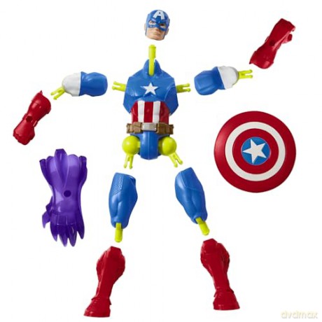 Marvel Mixmashers - Captain America Figure