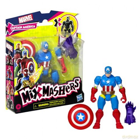 Marvel Mixmashers - Captain America Figure