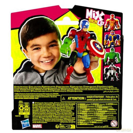 Marvel Mixmashers - Captain America Figure