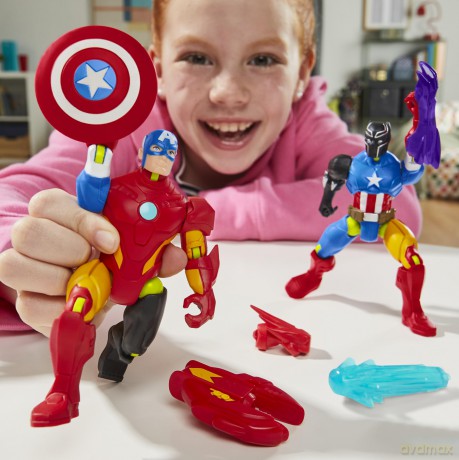 Marvel Mixmashers - Captain America Figure