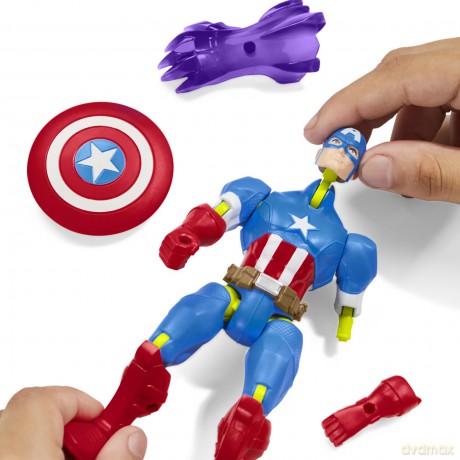 Marvel Mixmashers - Captain America Figure