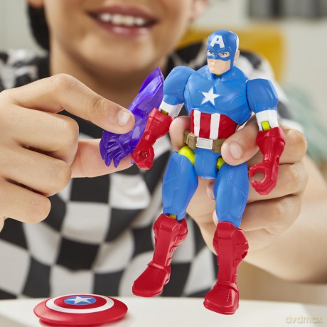Marvel Mixmashers - Captain America Figure