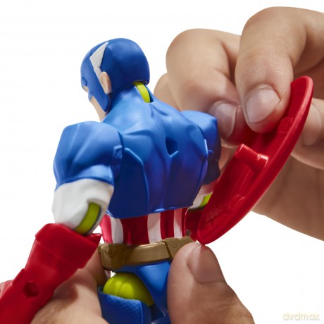 Marvel Mixmashers - Captain America Figure
