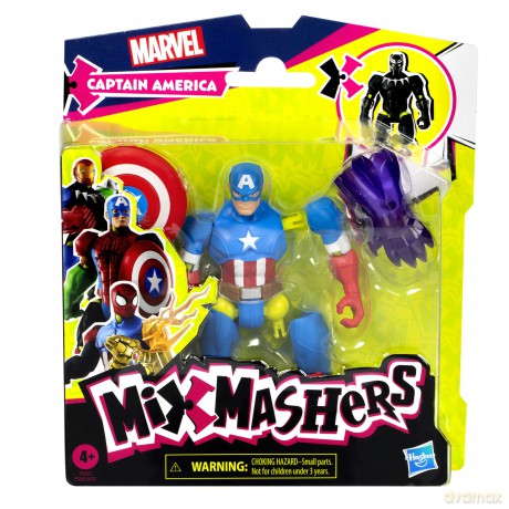 Marvel Mixmashers - Captain America Figure