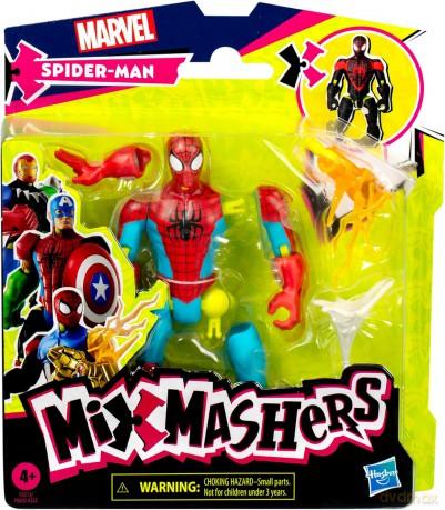 Hasbro Marvel Spider-Man: Mixmashers - Spiderman Action Figure (F9213)