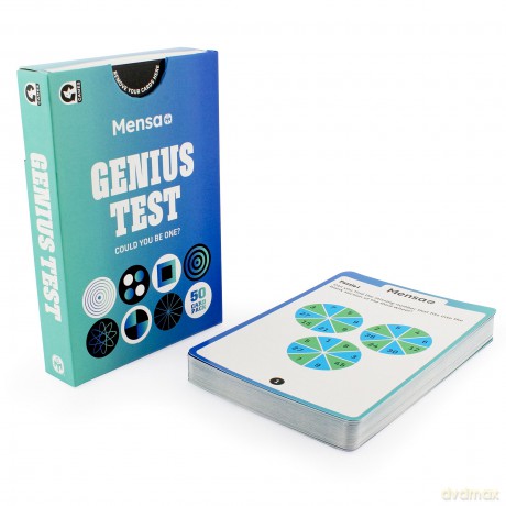 Mensa Brain Teasers Genius Test Card Game [GRA PLANSZOWA]