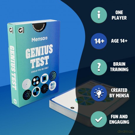 Mensa Brain Teasers Genius Test Card Game [GRA PLANSZOWA]