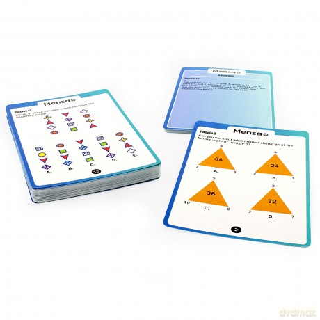 Mensa Brain Teasers Genius Test Card Game [GRA PLANSZOWA]