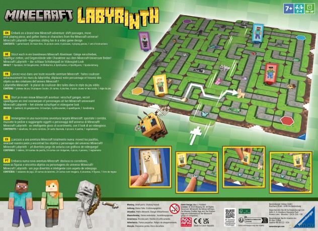 Minecraft Labyrinth [GRA PLANSZOWA]