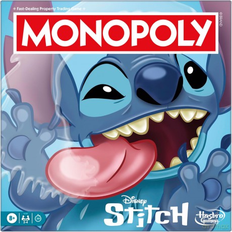 Monopoly Stitch-wersja angielska [GRA PLANSZOWA]