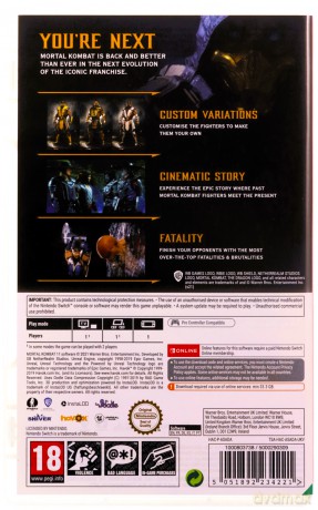 Mortal Kombat 11 (Code In A Box) [GRA SWITCH]
