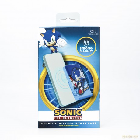 OTL - Sonic The Hedgehog Magnetic Wireless power bank (Strong Magnet)