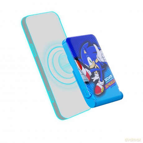 OTL - Sonic The Hedgehog Magnetic Wireless power bank (Strong Magnet)
