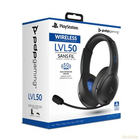 PDP LVL50 Wireless Stereo Gaming Headset (Grey) [GRA PS4]