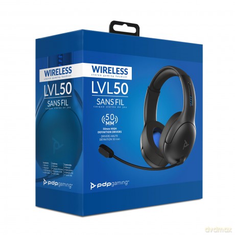 PDP LVL50 Wireless Stereo Gaming Headset (Grey) [GRA PS4]