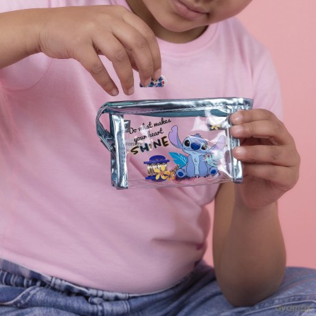 PH - Stitch Hair Clip Set And Travel Bag