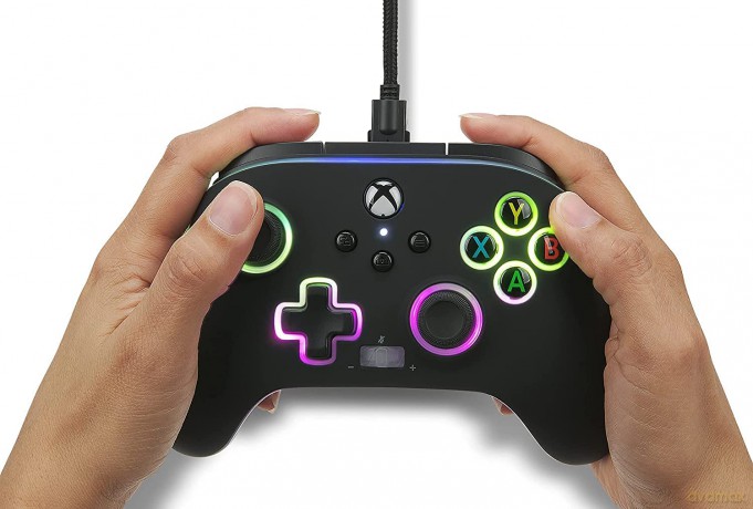 PowerA Enhanced Wired Xbox X Controller - Spectra Infinity [GRA XBOX SERIES X]