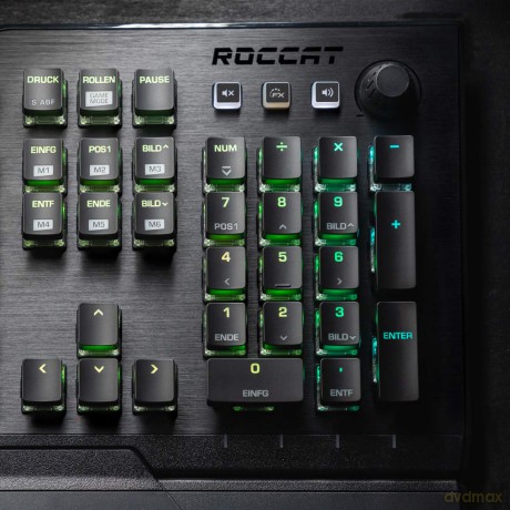 Roccat Vulcan 121 Tactile Keyboard (UK Layout) (Black)