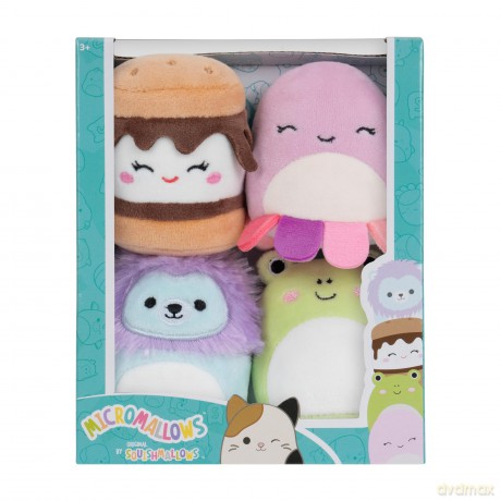 Squishmallows - 4 Pack Plush (Micromallows 2.5" Squishmallows 4 Pack)