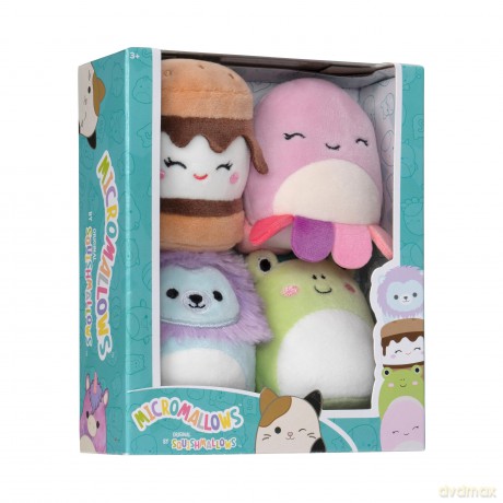 Squishmallows - 4 Pack Plush (Micromallows 2.5" Squishmallows 4 Pack)