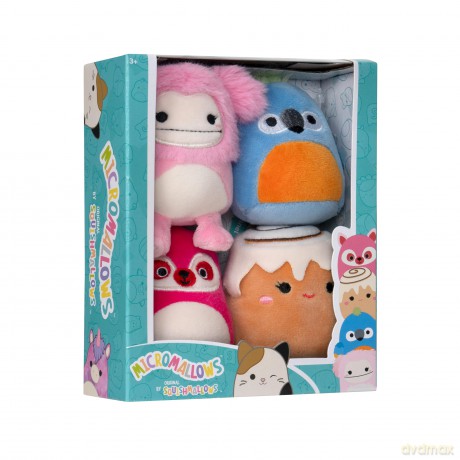Squishmallows - 4 Pack Plush (Micromallows 2.5" Squishmallows 4 Pack)