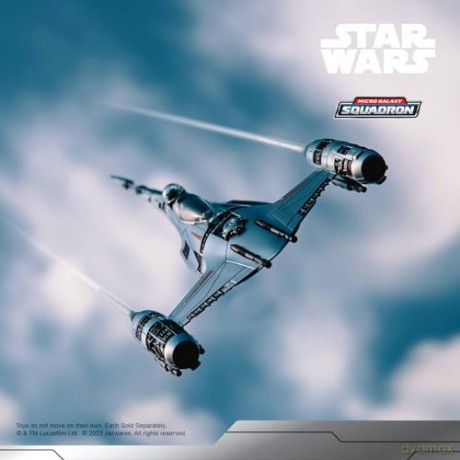Star Wars - Micro Galaxy Squadron - 5inch Mando Starfighter with fig