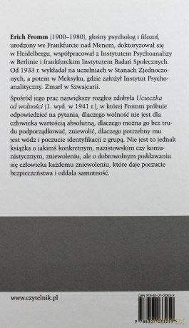 Ucieczka Od Wolności Tw - Erich Fromm [KSIĄŻKA]