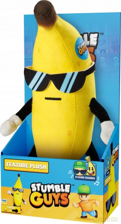 Stumble Guys - 10" Feature Plush Banana Guy