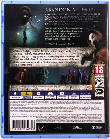 The Dark Pictures Anthology: Little Hope [GRA PS4]