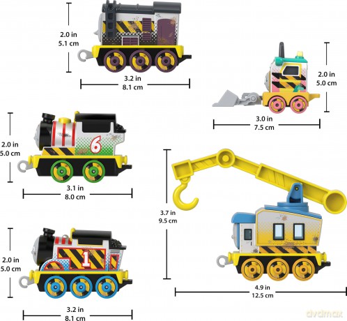 Thomas and Friends - Small Diecast Construction Crew - 5 Pack
