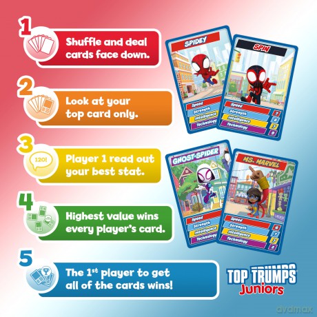 Top Trumps Junior - Spidey and his Amazing Friends