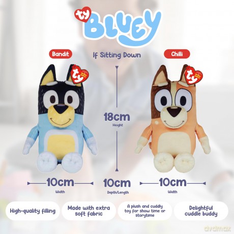 Ty - Bluey 8" Bandit