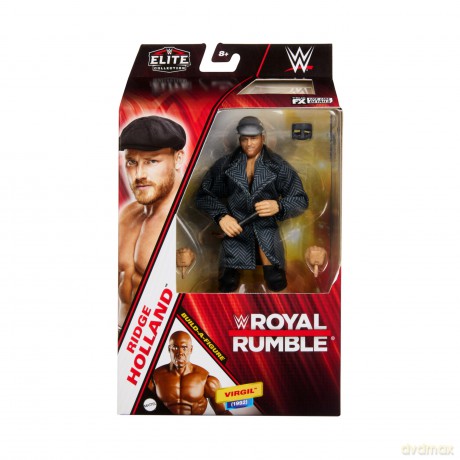 WWE - Elite Collection Royal Rumble - Ridge Holland with Accessory and Virgil Build-a-Figures parts